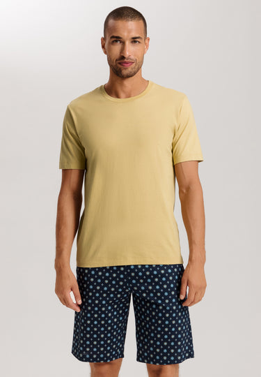 Living Shirts Jersey Cotton Crew Neck T-Shirt | Straw 75050-2248